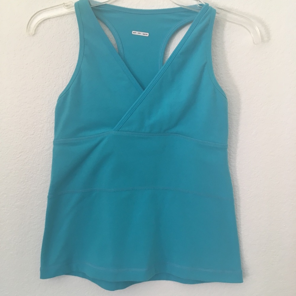 LuluLemon workout tank top Teal Woman’s